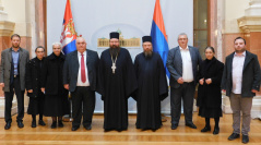 14. februar 2020. Narodni poslanici sa duhovnikom i monahinjama sestrinstva Sveta Lidija iz Asprovalte